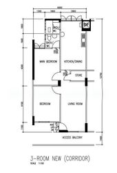 Blk 140 Yishun Ring Road (Yishun), HDB 3 Rooms #637839601